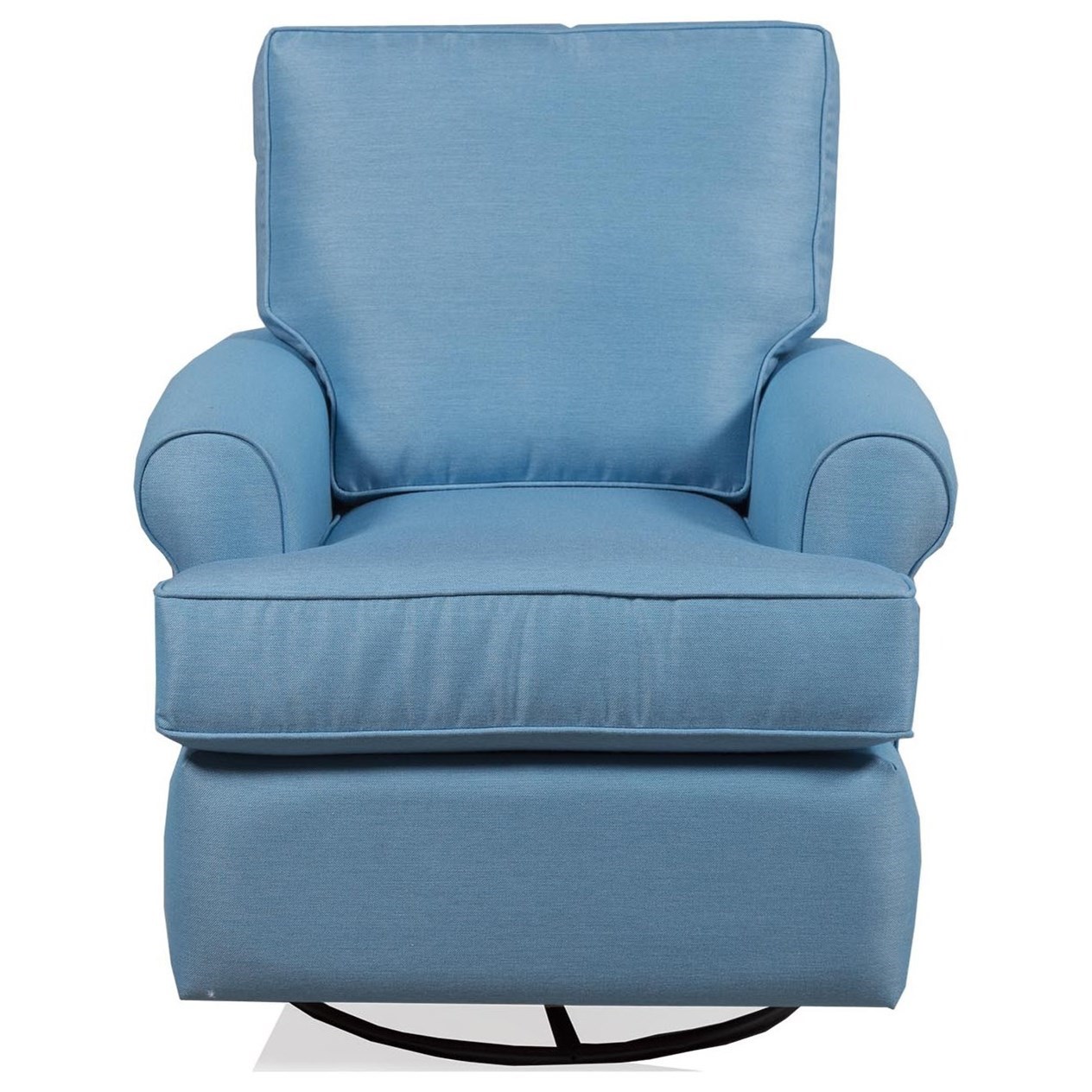 Capris Furniture 223SG SG223 FIFE LARIMAR W KNDY Contemporary Swivel Glider Chair Baer s Furniture Upholstered Chairs
